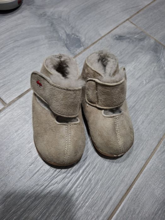 Капці для дома/садочка на хутрі (12 см за устілкою)