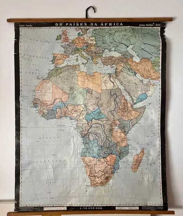 Materiais didáticos, mapas, gravuras, antigos e vintage