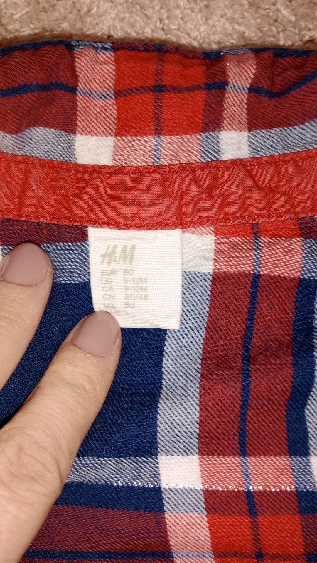 Sukienka H&M 80 w kratę