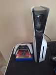 Sony playstation 5 slim z napędem + 2 gry