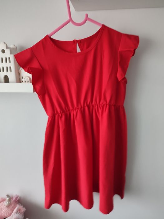 Sukienka czerwona rozm 120