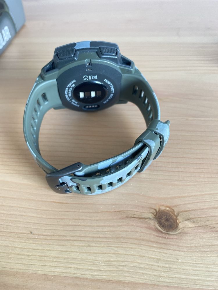 Zegarek sportowy Garmin Instinct Solar Edition Lichen Camo,