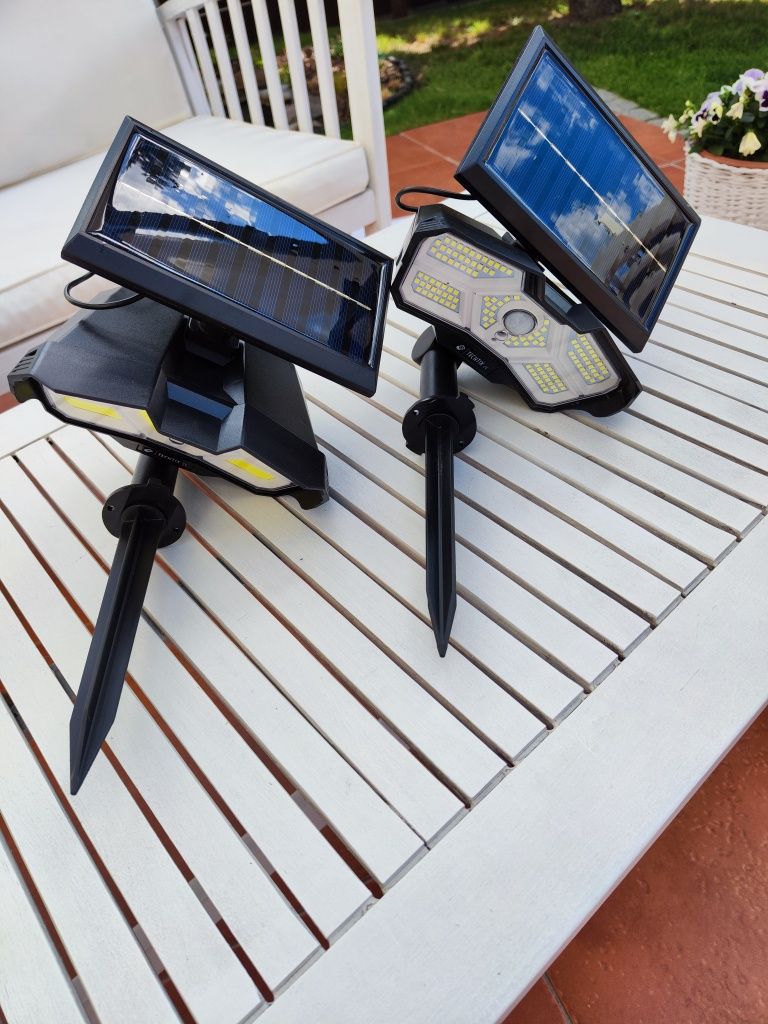 Lampy solarne LED z czujnikiem ruchu