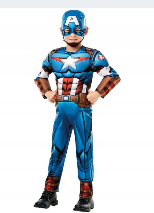 Strój Kapitan Ameryka Kostium Avengers Marvel 128