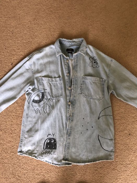 Джинсовая рубашка Zara