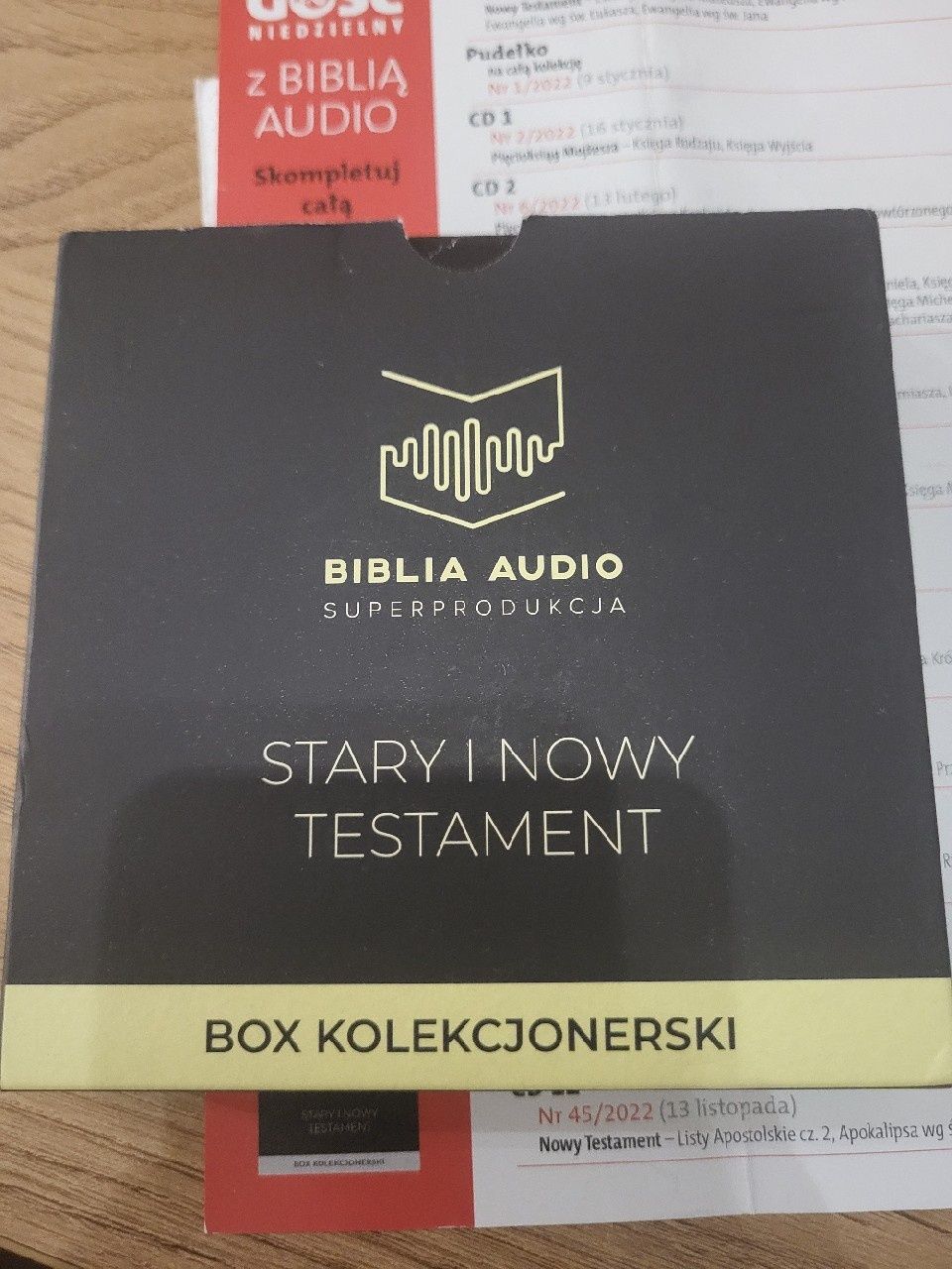 Płyty stary i nowy Testament caly zestaw