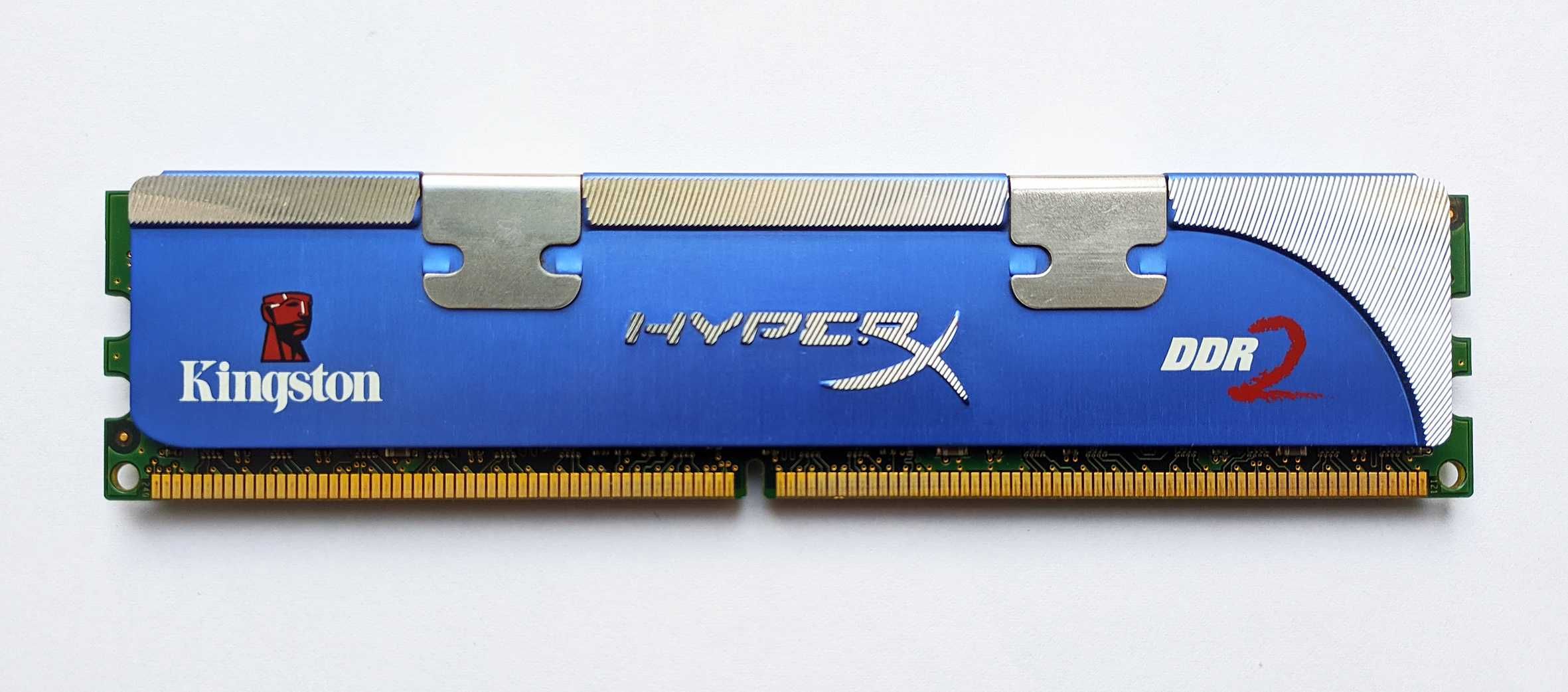 Память Kingston HyperX DDR2 2GB PC2-8500 KHX8500D2K2-4G (проблемная)