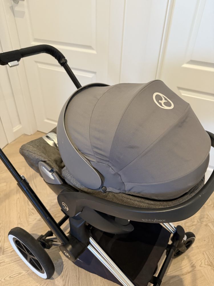 Cybex Priam – wózek z gondolą, fotelikiem i adapterami