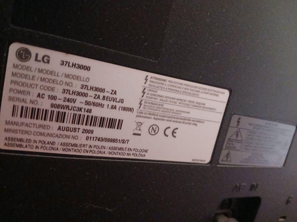 Telewizor LG 37cali