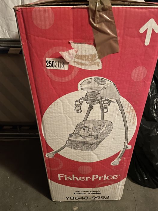 Bujaczek Huśtawka Fisher Fisher-Price Forest obrotowa dzwięk bujanie