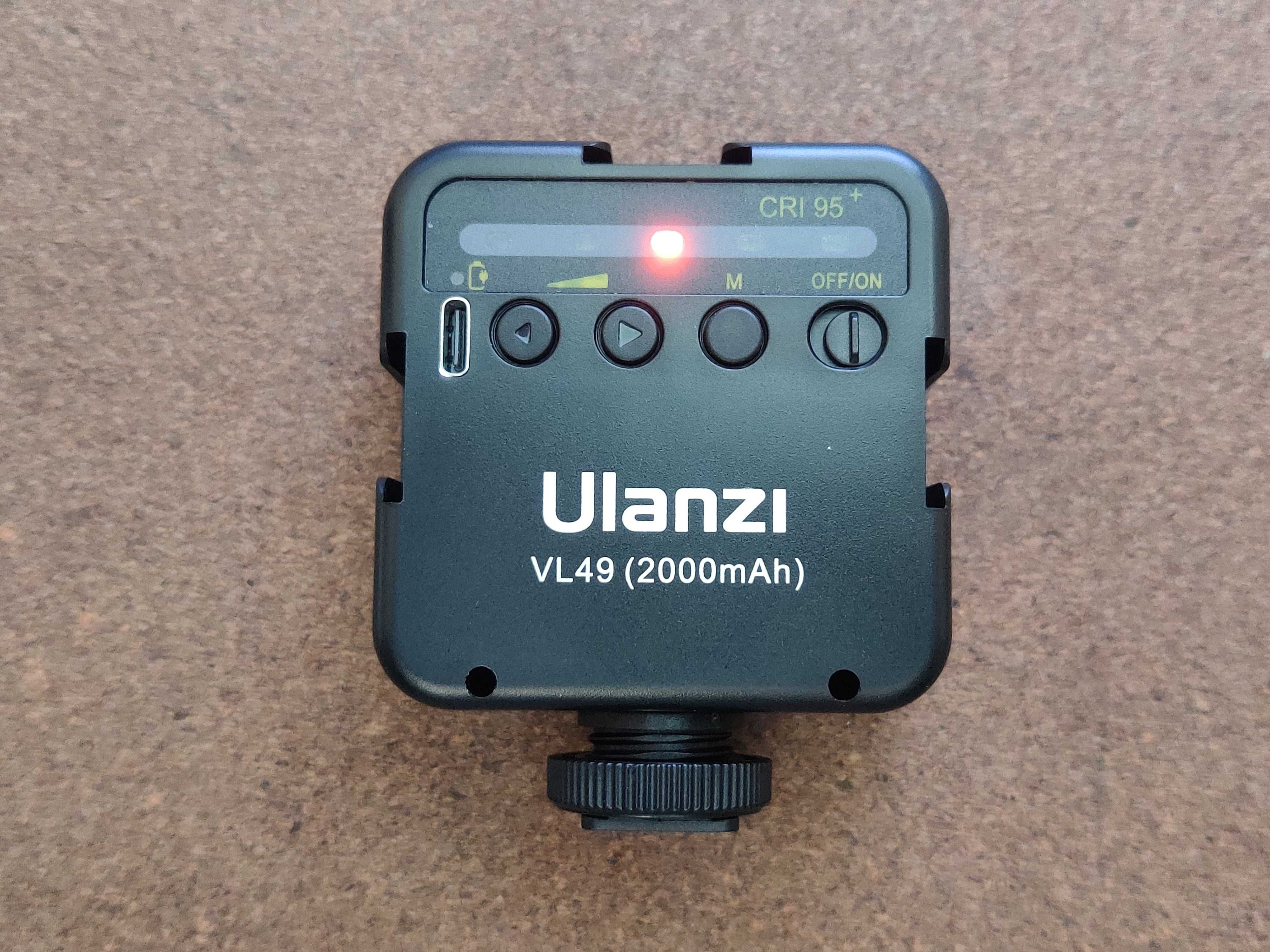 Накамерне LED світло Ulanzi VL49 (не RGB)