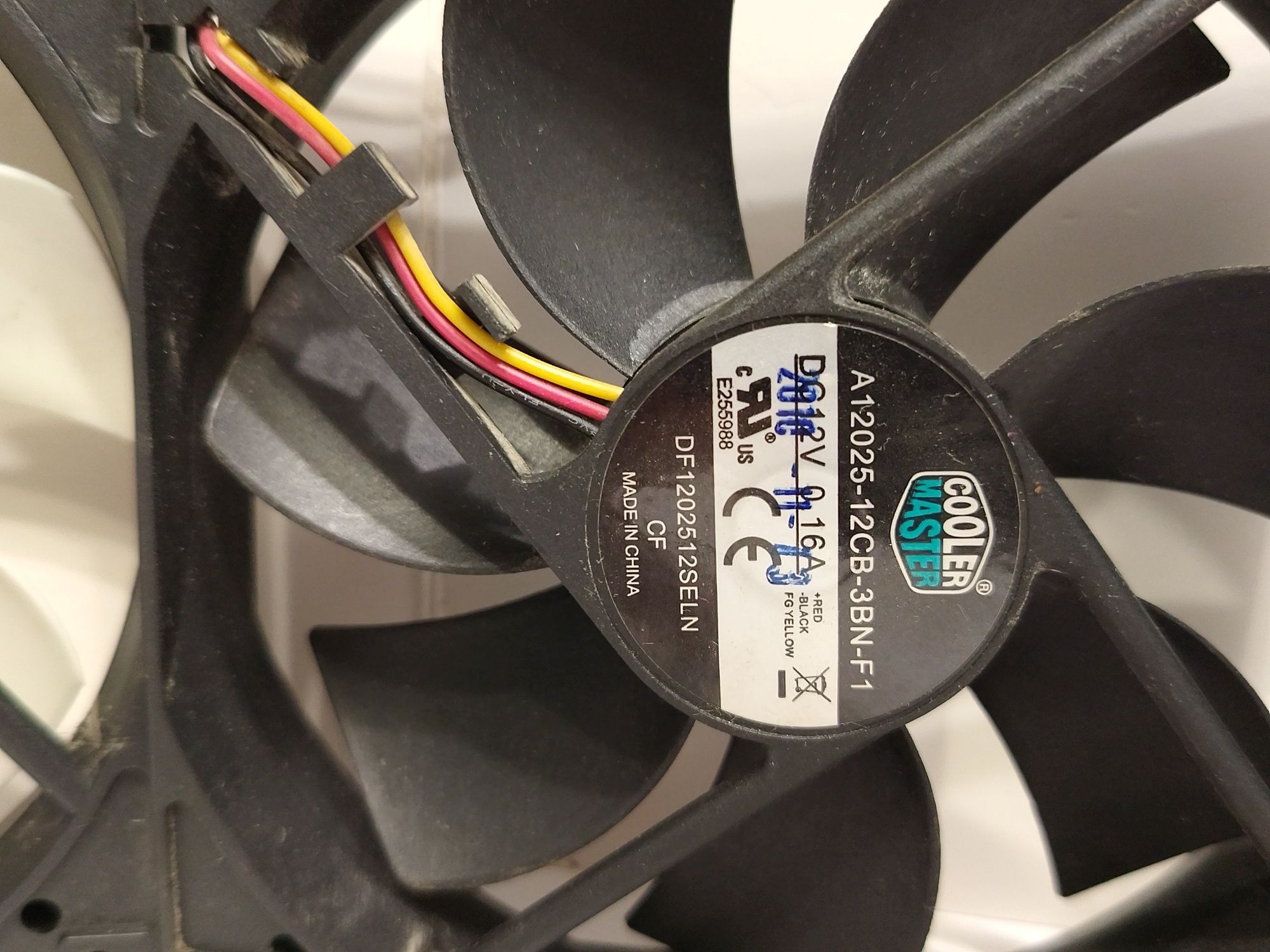 3x Wentylator Komputerowy 120mm 12cm Zalman Cooler Master