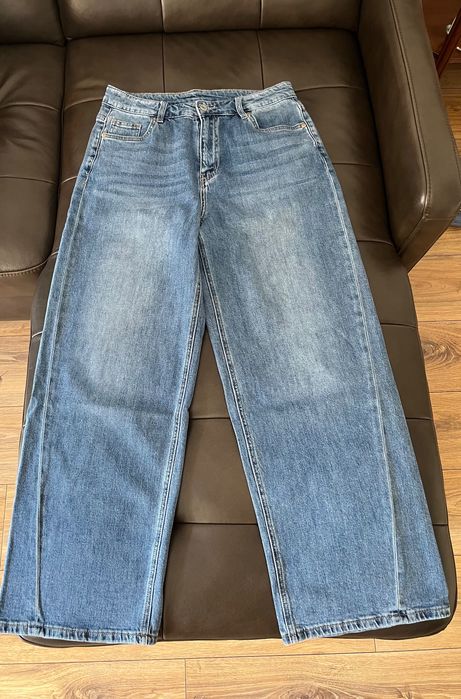 Spodnie jeans kuloty culotte jeans
