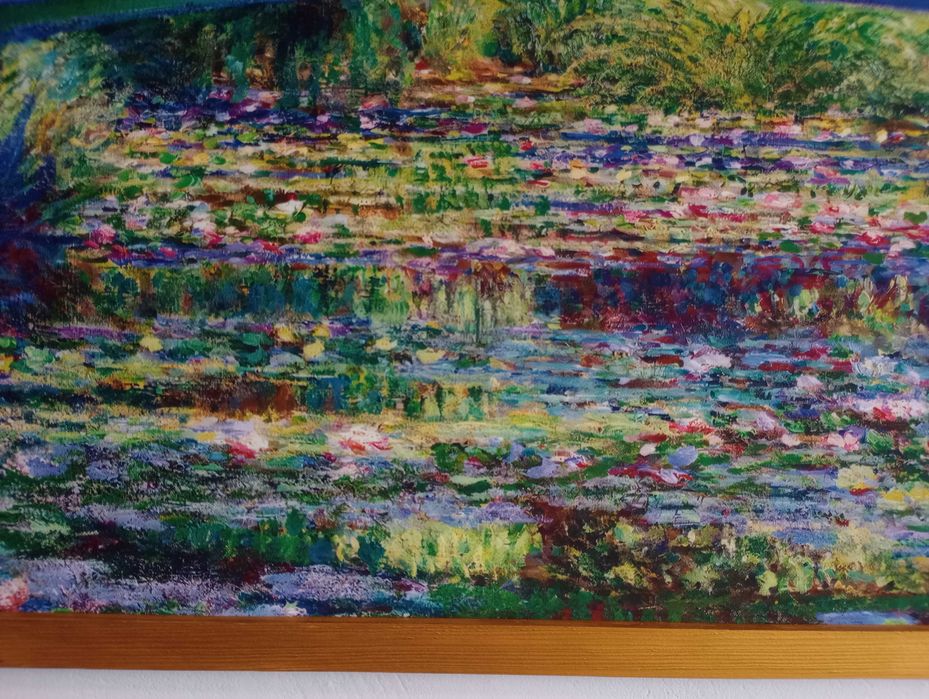 Obraz na płótnie -Japoński most, Claude Monet, 50x70cm