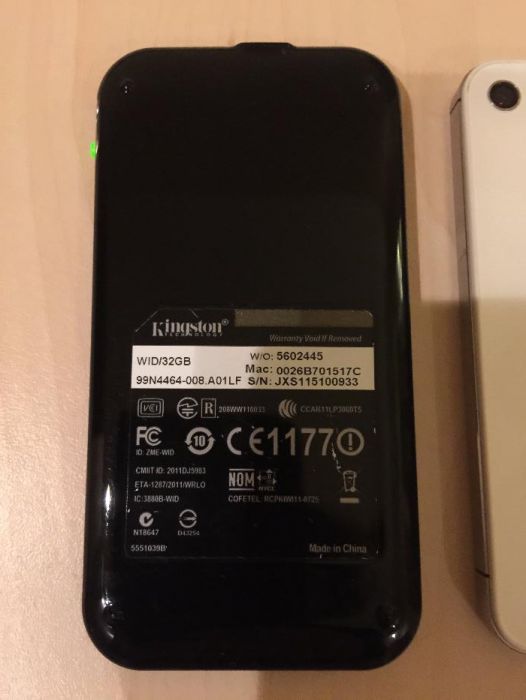 Kingston Wi-Drive 32 Gb Беспроводная Флешка Apple Android Ipod Iphone