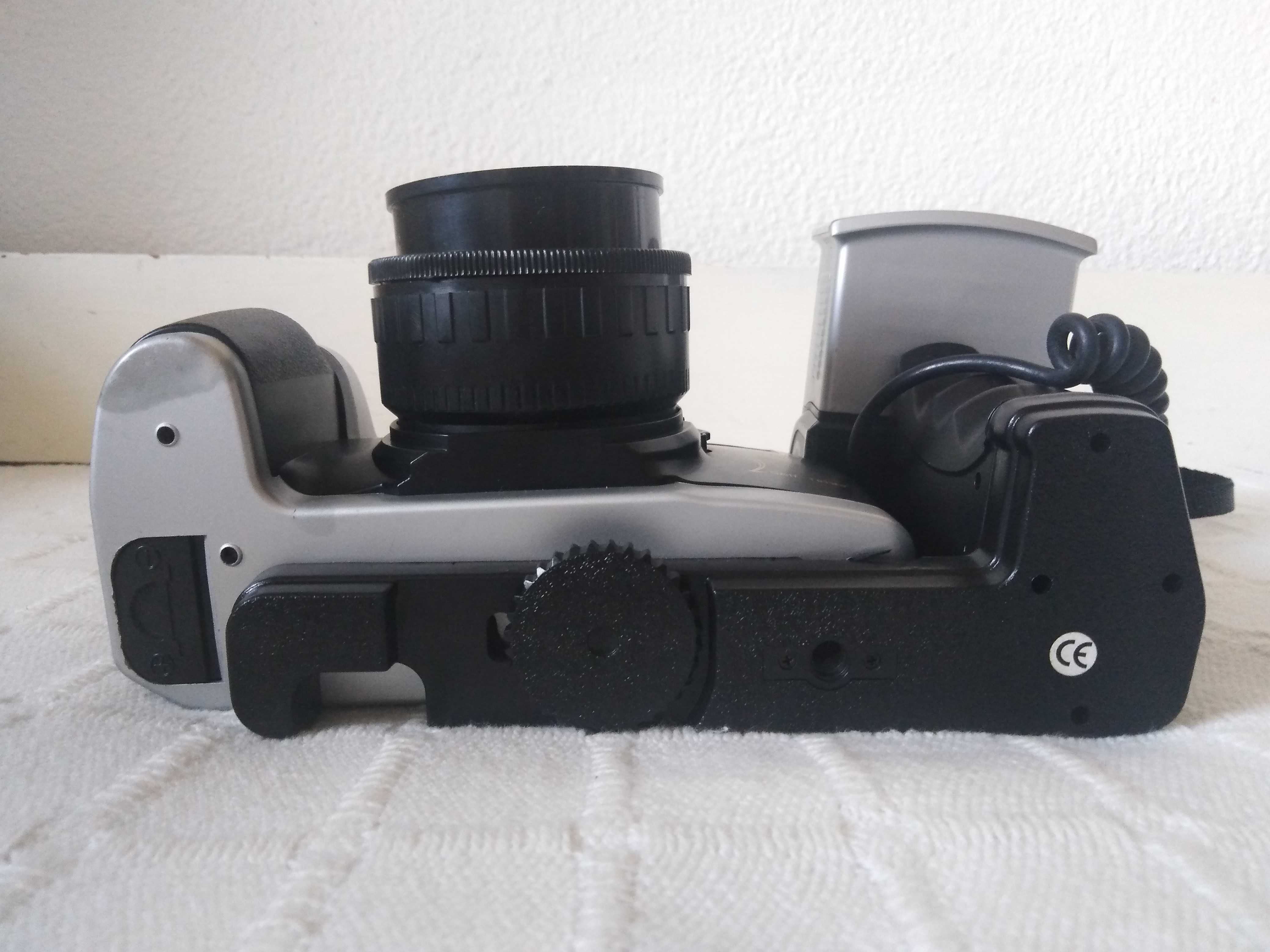 Câmera Fotográfica Olympia + Flash Externo Removível