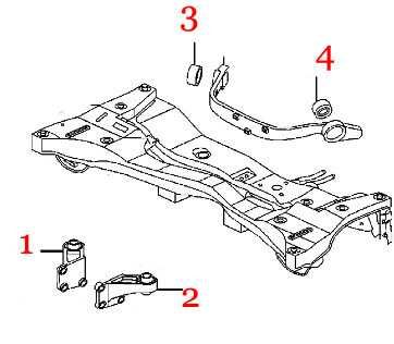 Cайлентблоки задней подвески MITSUBISHI Outlander 1 (03–06)