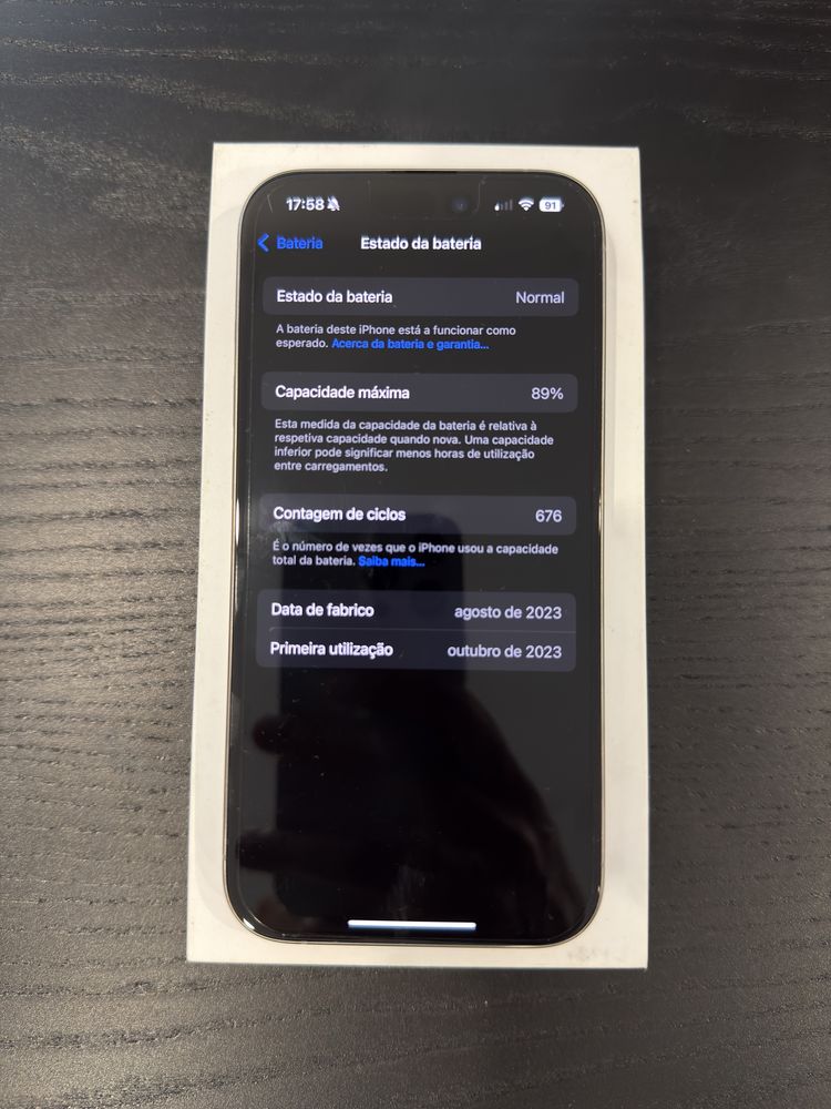 iPhone 15 pro Titanium natural