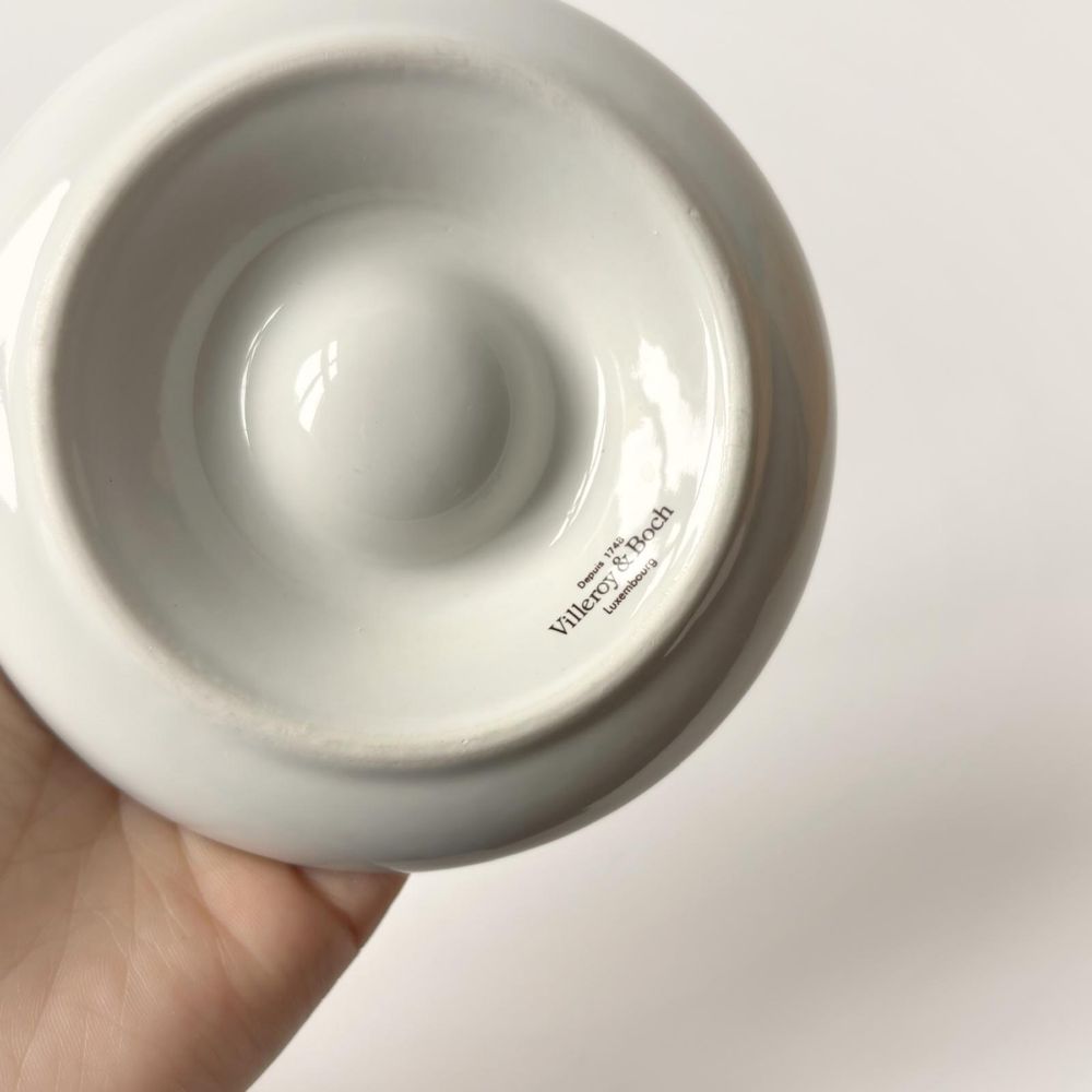 Villeroy & Boch Botanica, lata 80 dwa urocze podstawki do jajek