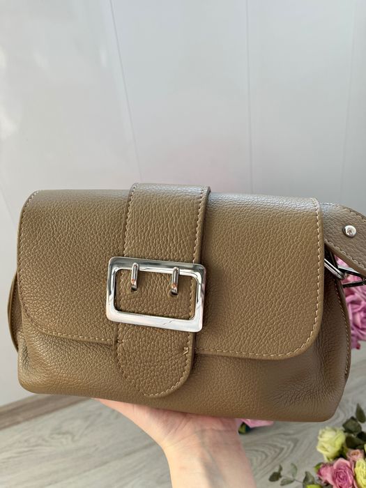 Сумка крос-боді бежева