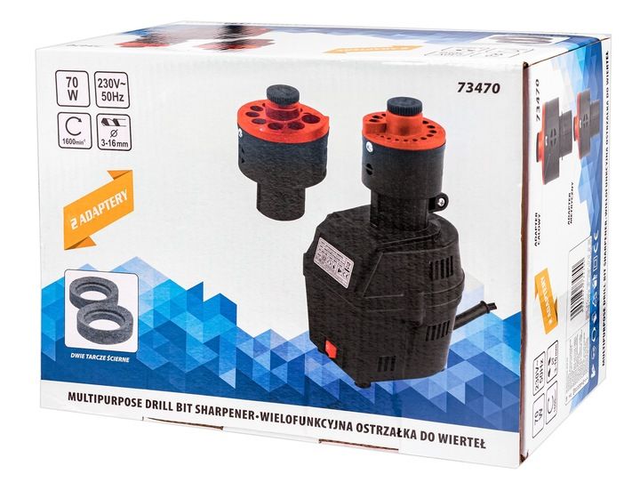 Ostrzałka Do Wierteł 3-16 Mm Adapter 2x Kamień