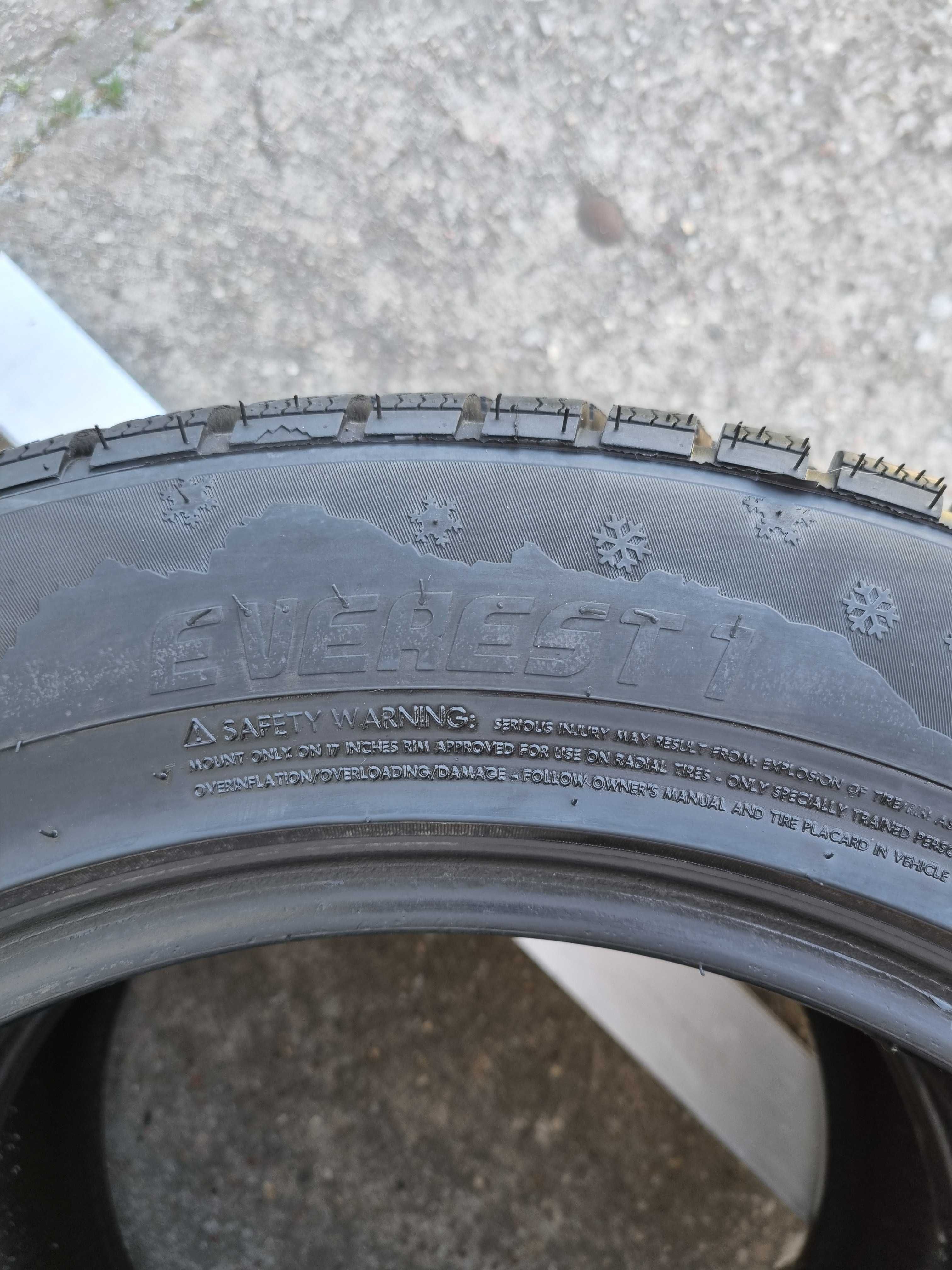 Opony zimowe SYRON Everest 225/55 R17 101V XL 4x 8,18 mm KOMPLET P385