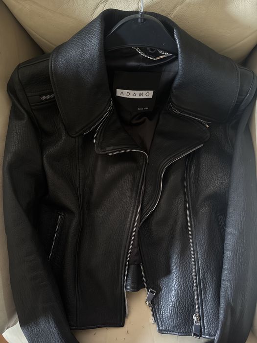 Кожаная куртка adamo chanel ttswtrs
