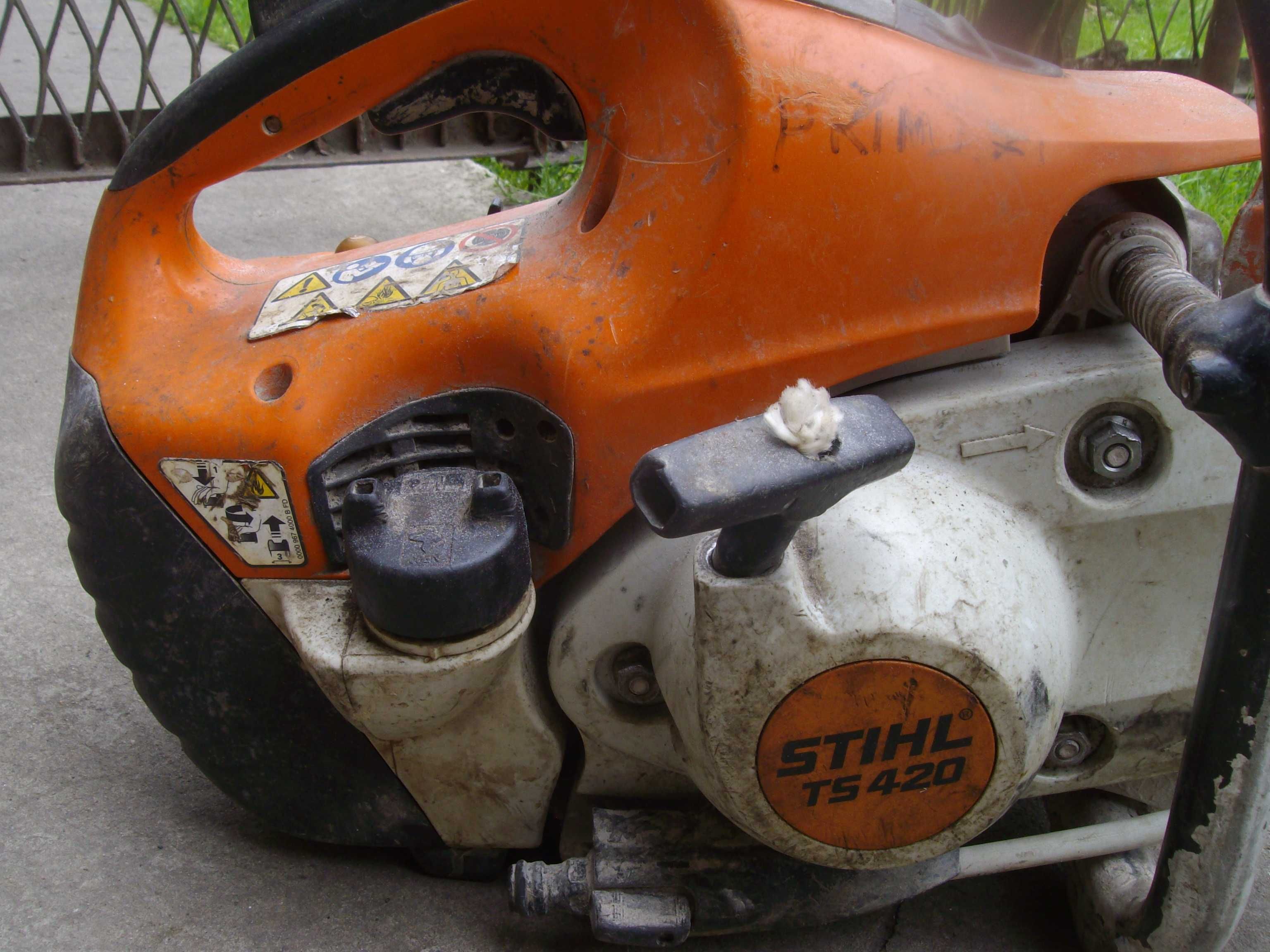piła przecinarka stihl ts 420
