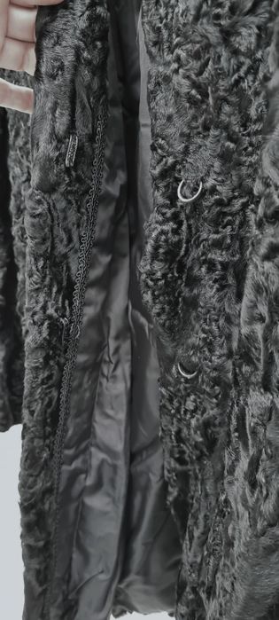 Casaco Astrakan Pele Preto