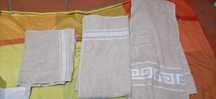 Conjunto 3 toalhas bege