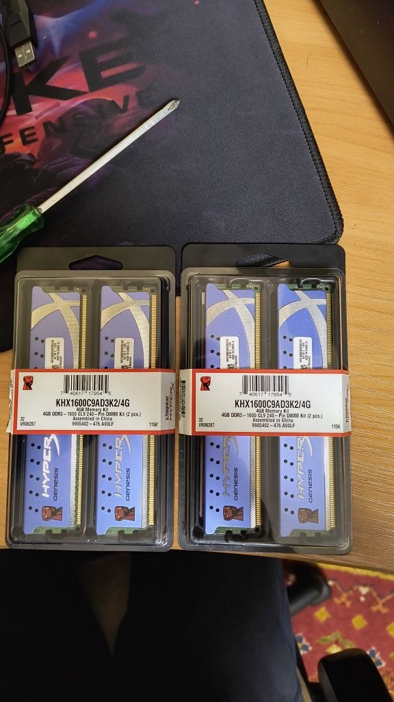 Продам оперативну пам'ять Kingston Xyper-x 8 gb DDR3