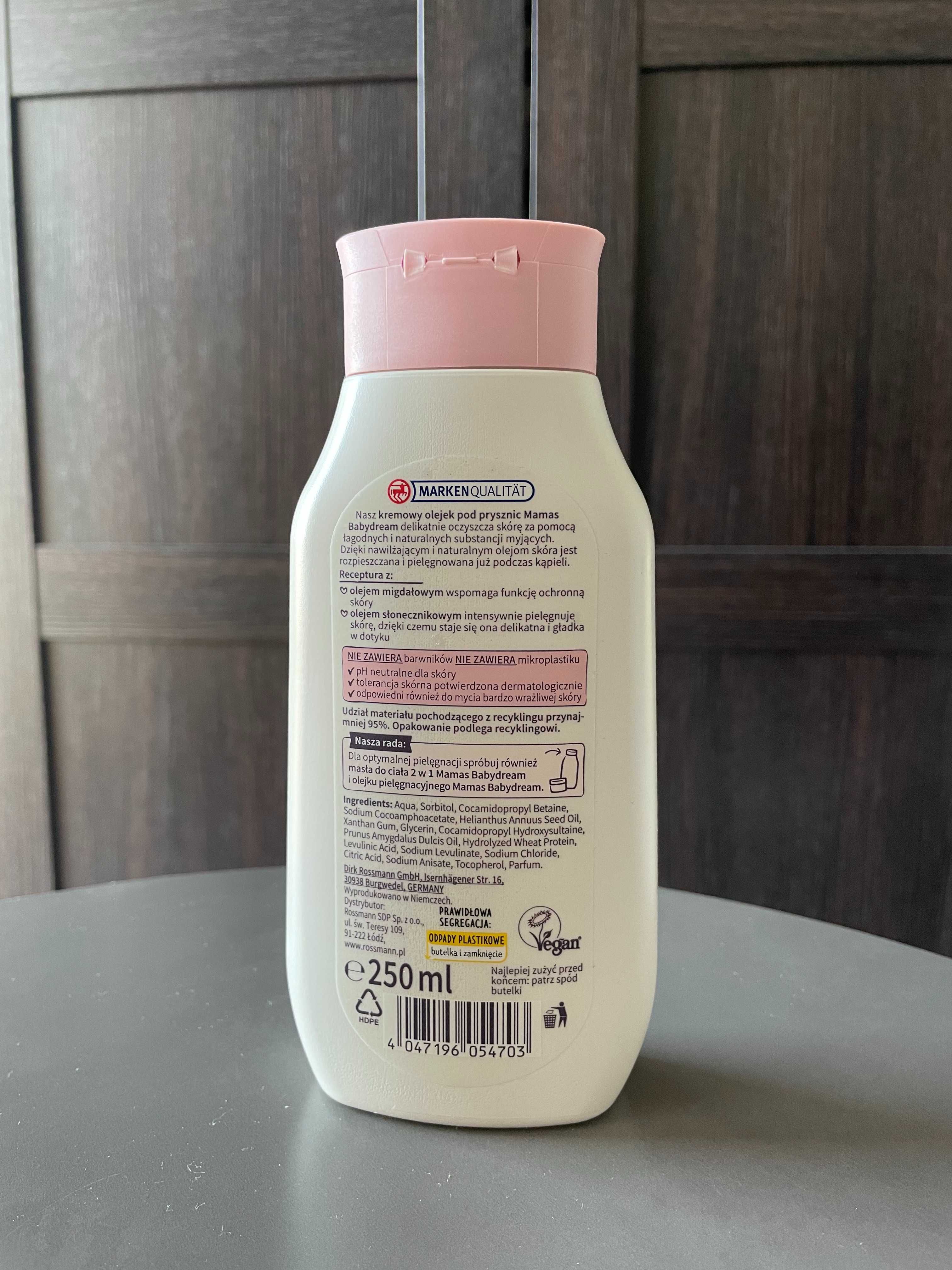 Kremowy olejek pod prysznic Babydream Mamas 250ml