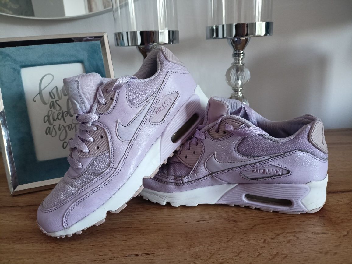 Buty Nike air max 37,5 liliowe