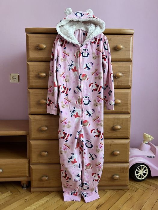 М'який і теплий комбінезон/сліп George для дівчинки 8-9 yrs, 128-134cm