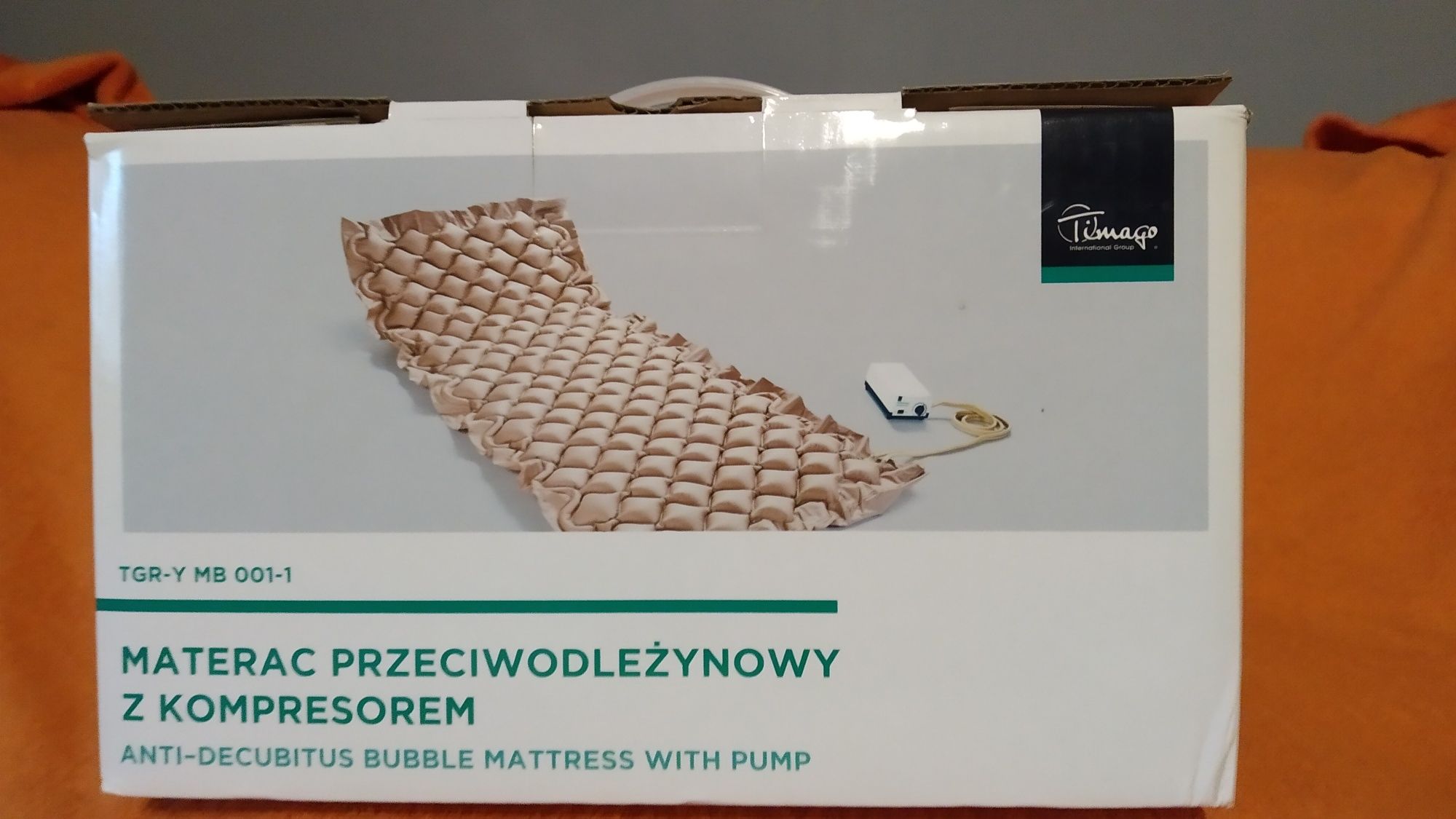 Materac przeciwodleżynowy z kompresorem-nowy