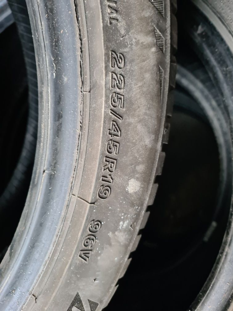 1 Колесо 225/45R19 Bridgestone WeatherContact A005 EVO 96V