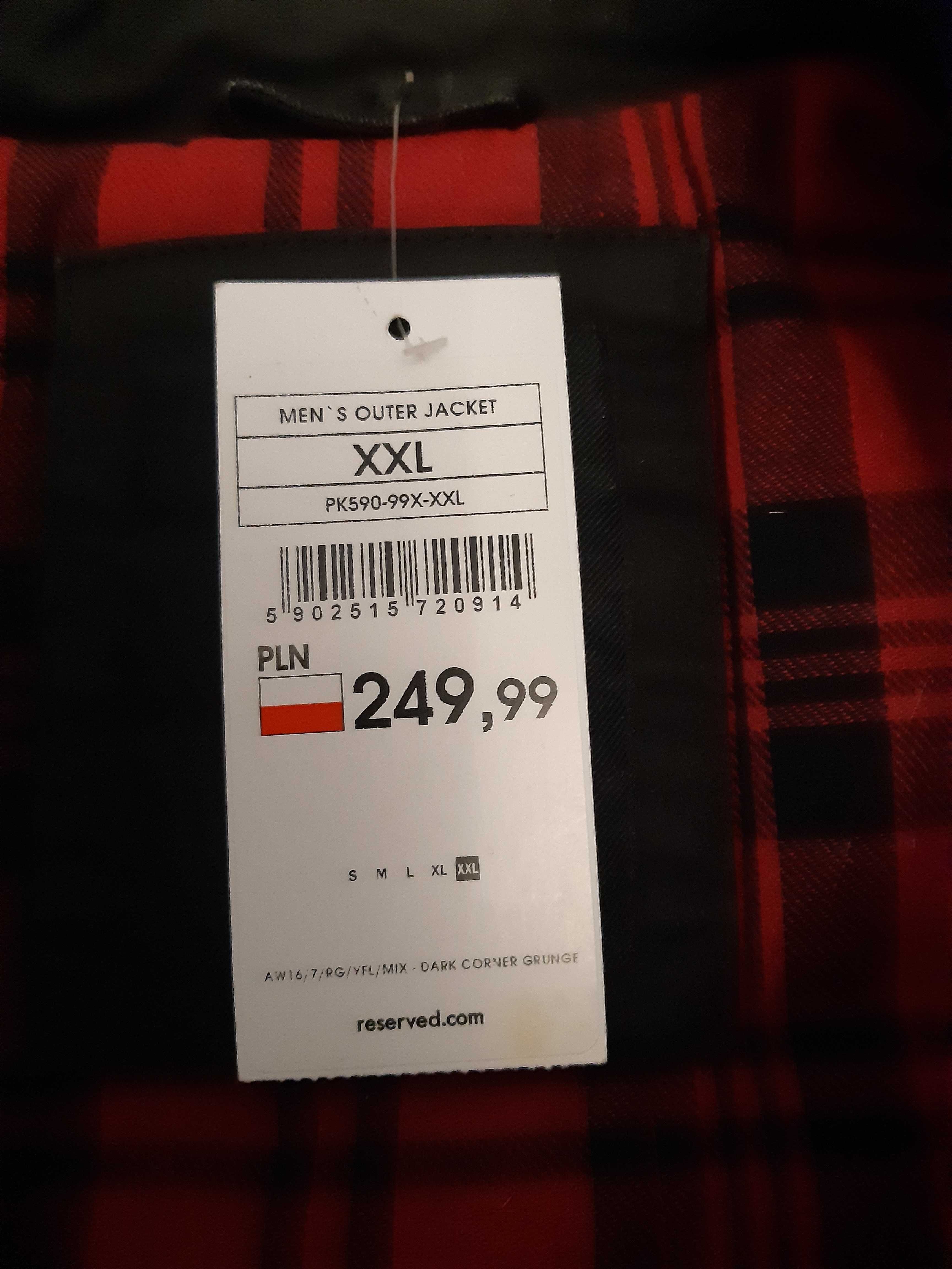Sprzedam kurtkę męską a'la ramoneska XL/XXL- NOWA Reserved
