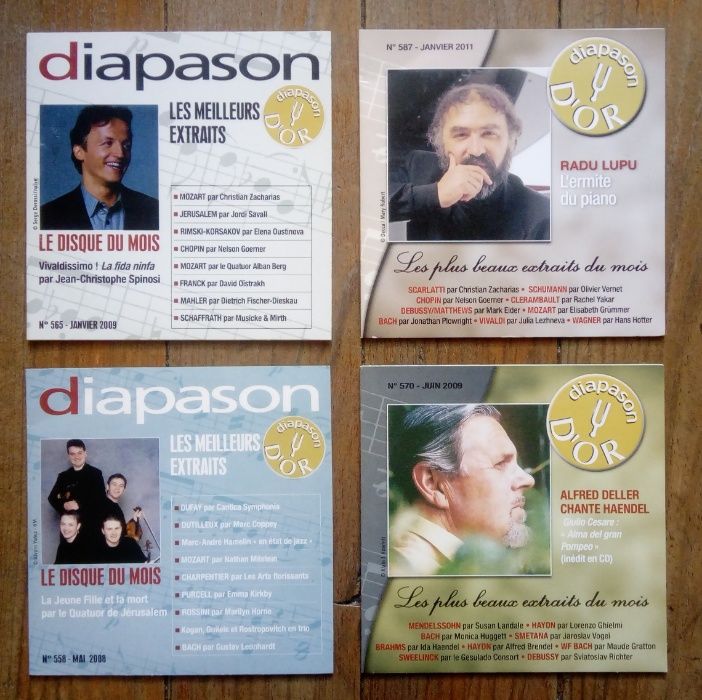 CDs música clássica - Mozart; Schumann; Monteverdi, Verdi, etc.