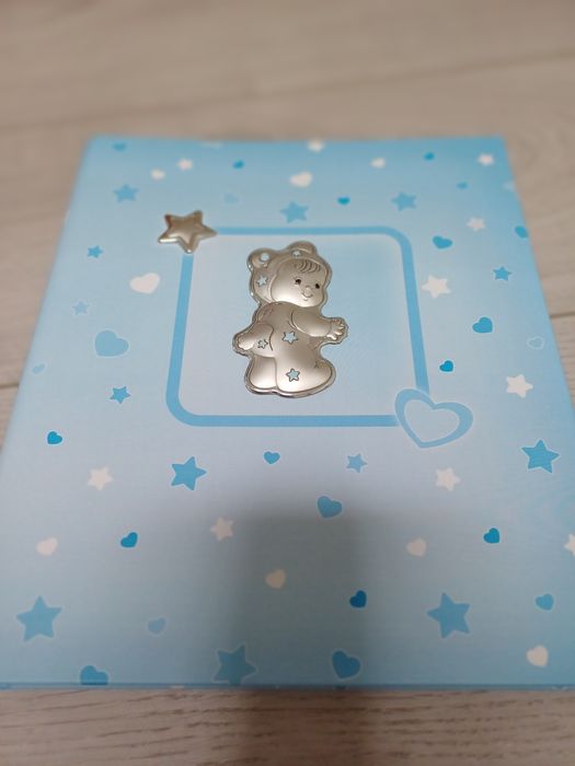 Novo! Album bebe urso prata