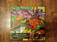 Puzzle puzzle forest  500 szt świecace w ciemnosci las mudpuppy