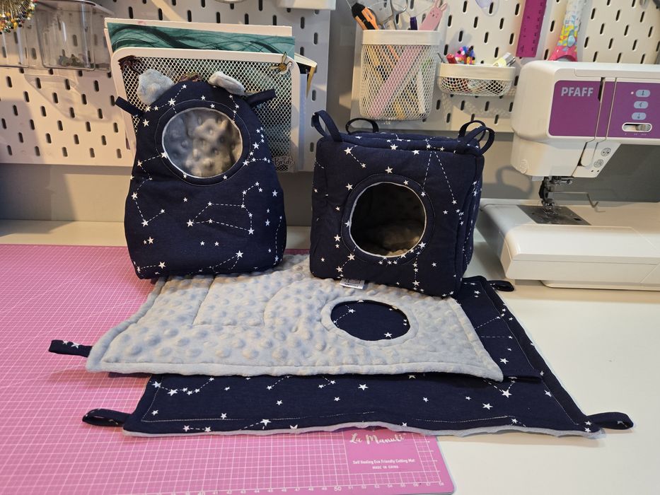 Zestaw mebelków hamaków dla gryzoni