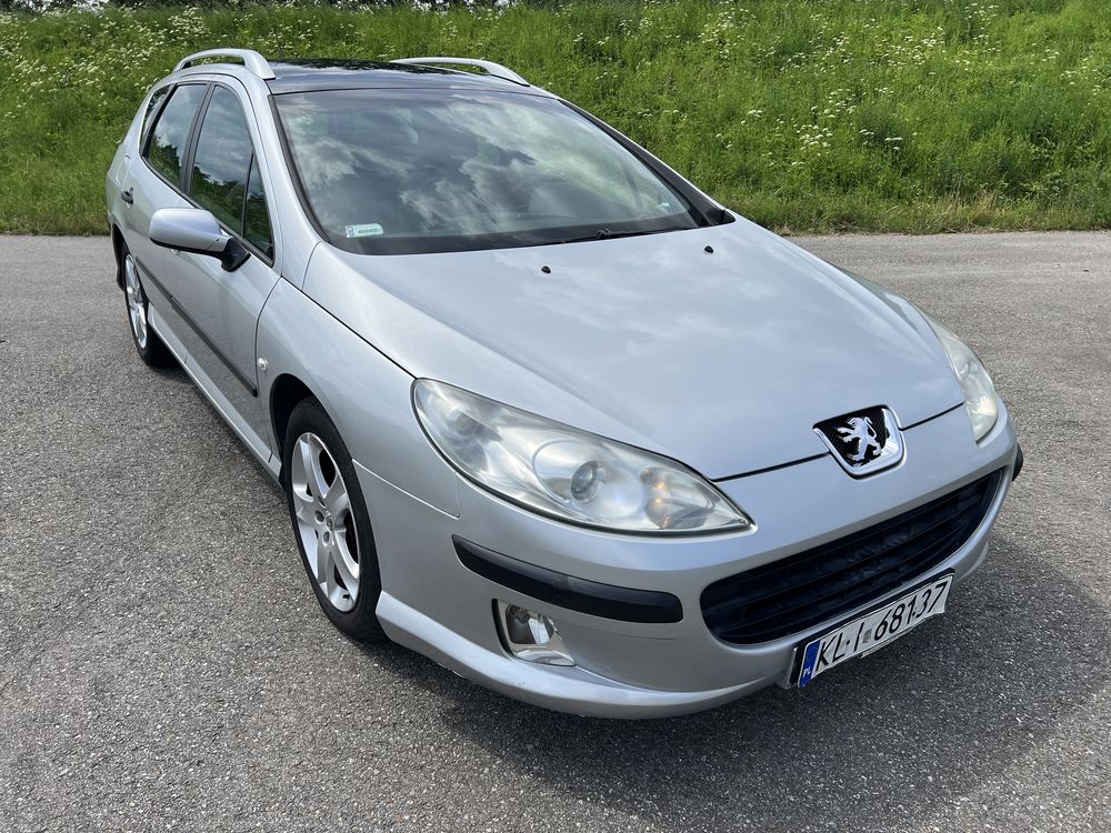 Peugeot 407/2.0hdi automat/2005r/352 tys/panorama/klima