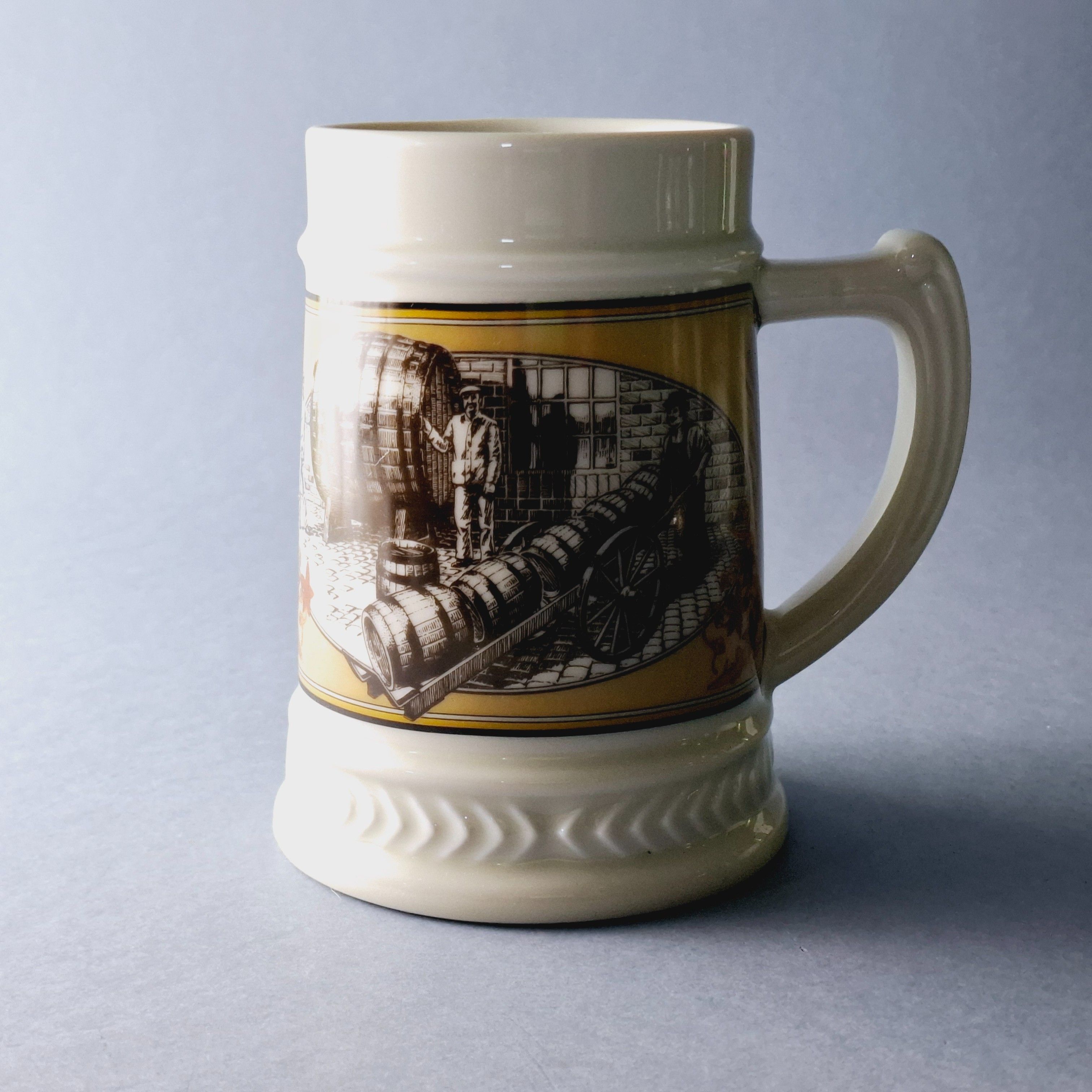 1986 piękny kufel porcelanowy beczki piwo maisel's