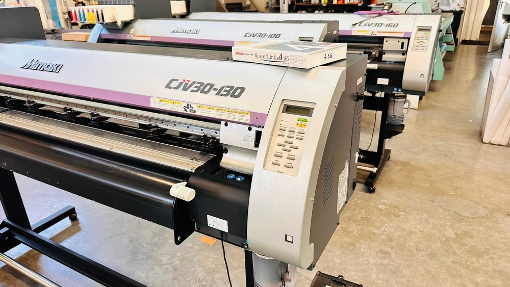 Ploter Drukujco-Tnący Mimaki CJV30-160 + RIP + komputer