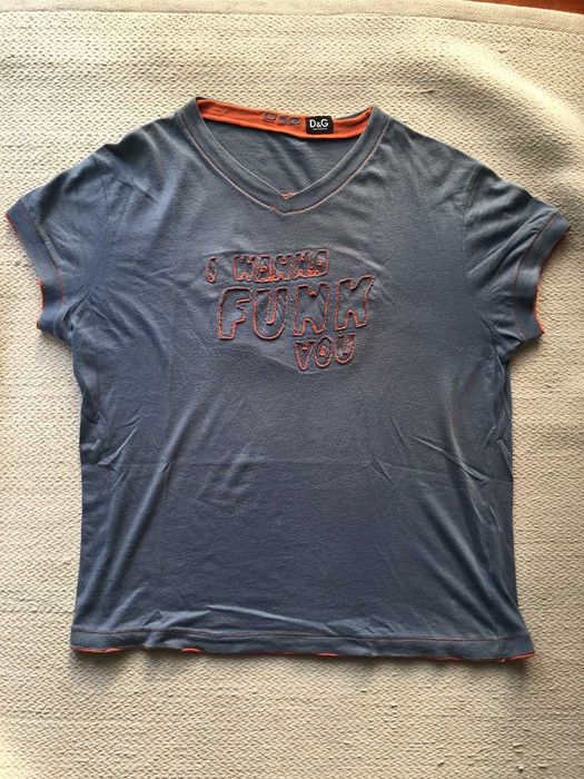 T-Shirt Vintage --- D & G  Dolce & Gabanna -- Tam. M
