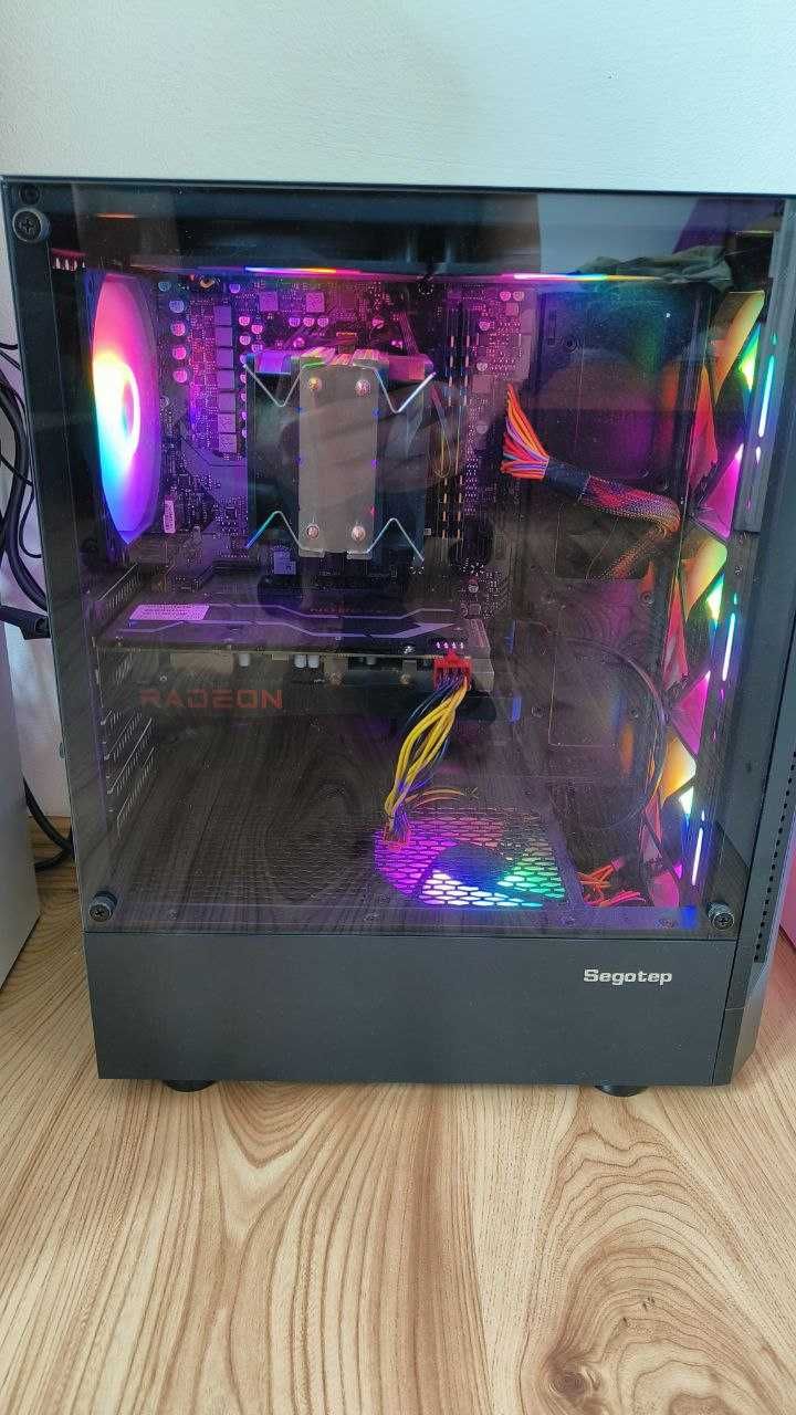 Komputer AM5: Ryzen 5 7600X | RX 6600 XT | 32GB DDR5 | 1TB SSD