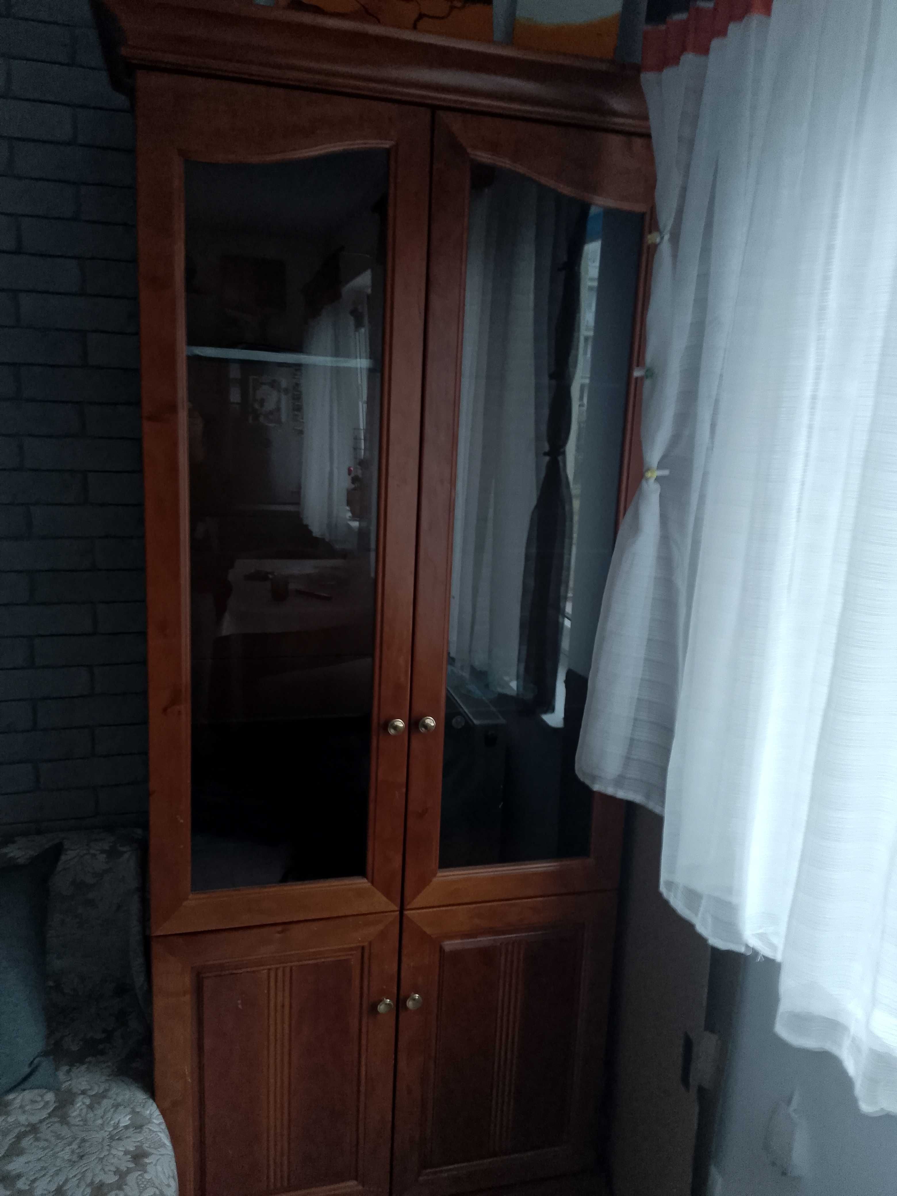 Zestaw mebli drewnianych,dąb