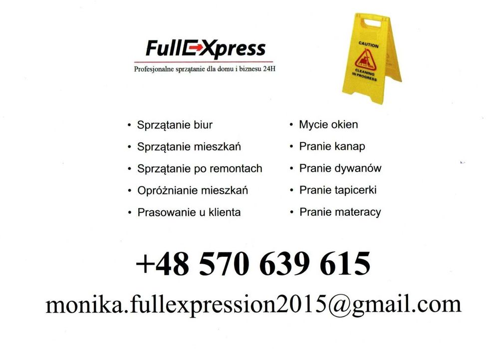 Sprzątamy i prasujemy u klienta !!!