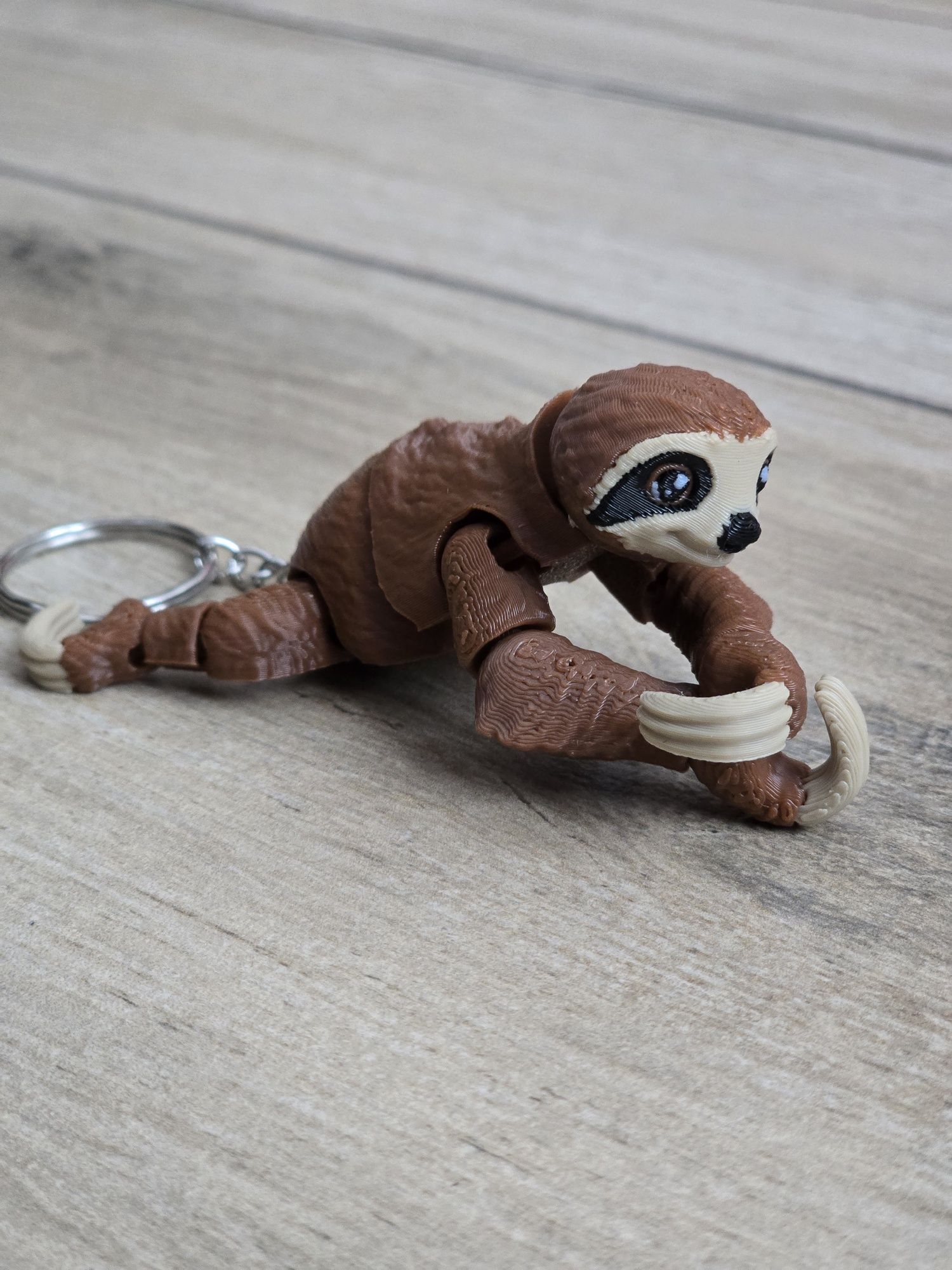 Breloczek Leniwiec 3d - Sloth Brelok Druk3d fidget Keychain
