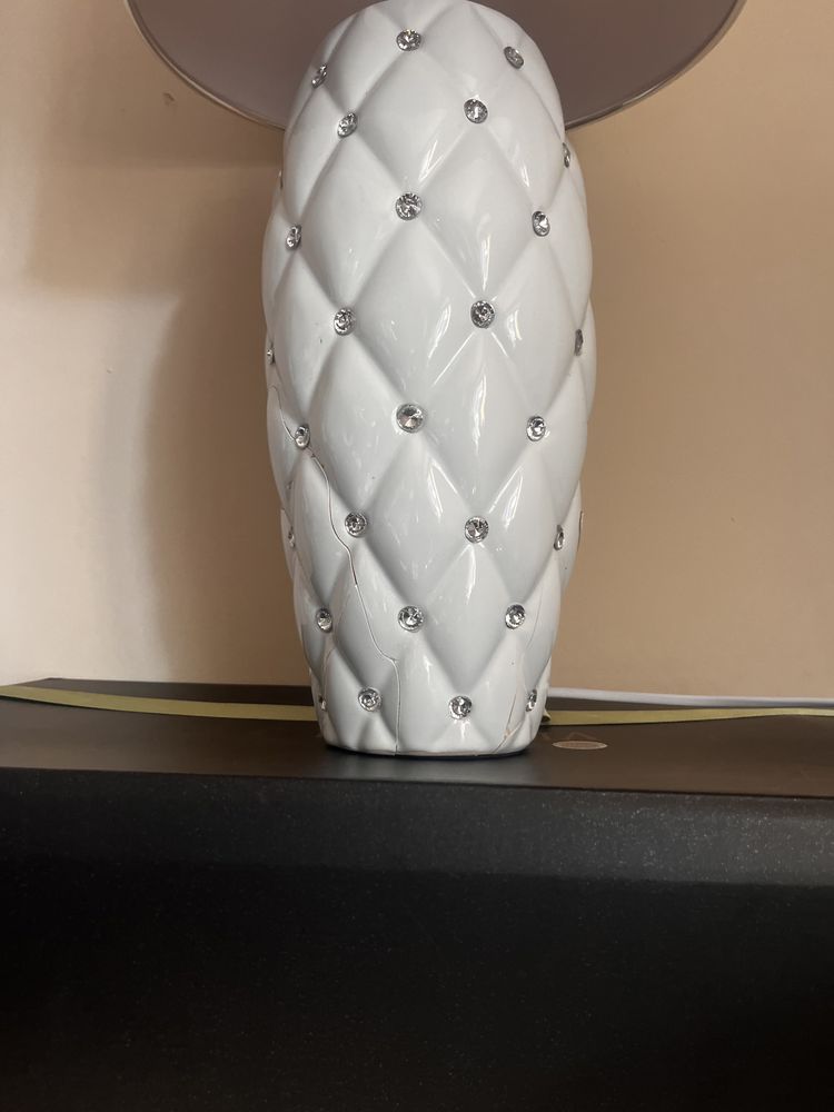 Lampa glamour duża ok 55 cm gratis lampka diamenciki stylowa